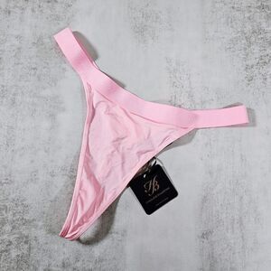 Honey Birdette Essentials Candy Pink Thong Panty Size L